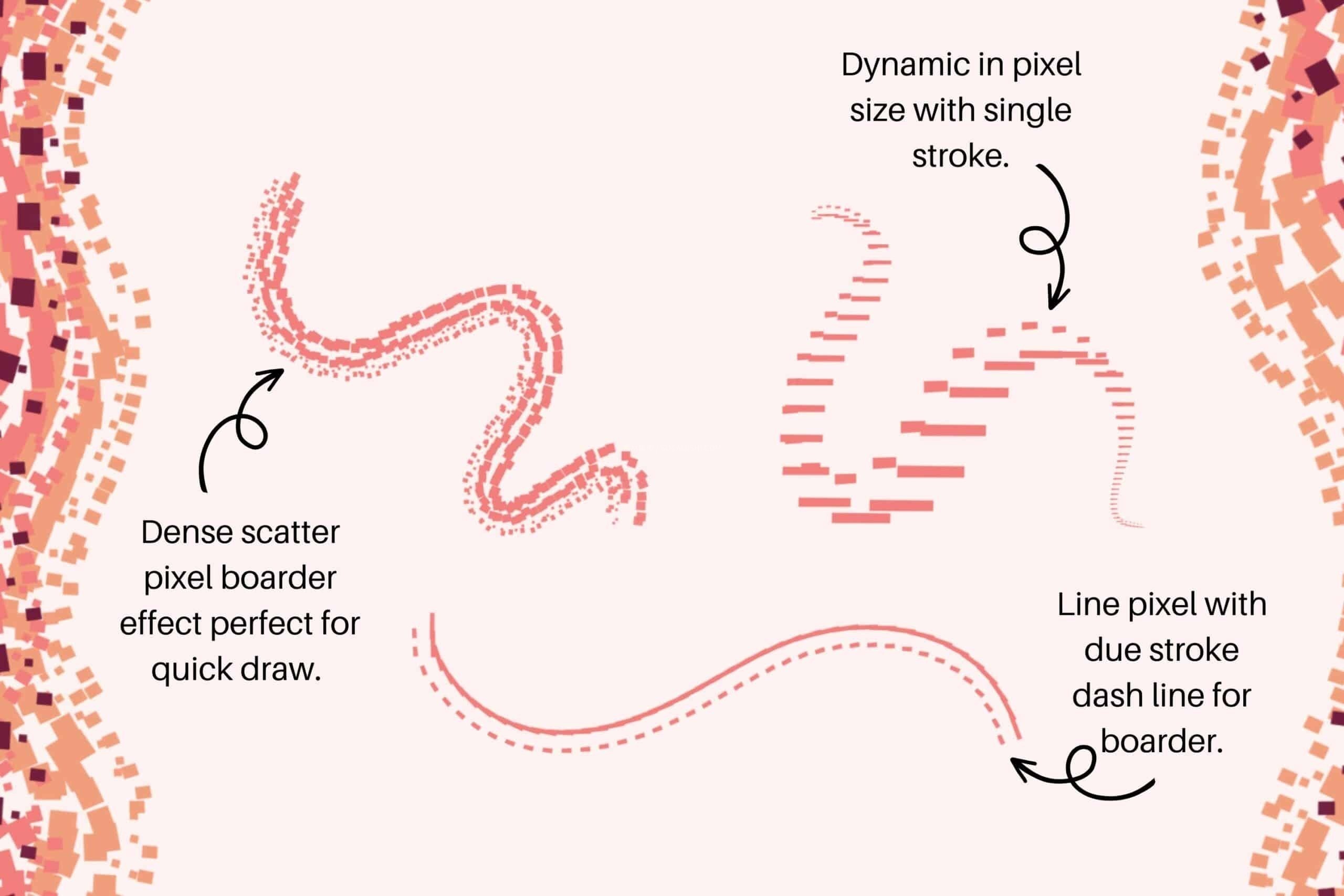 Procreate复古像素动态笔刷